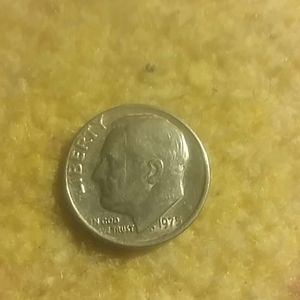 1975 no 's proof coin,dime